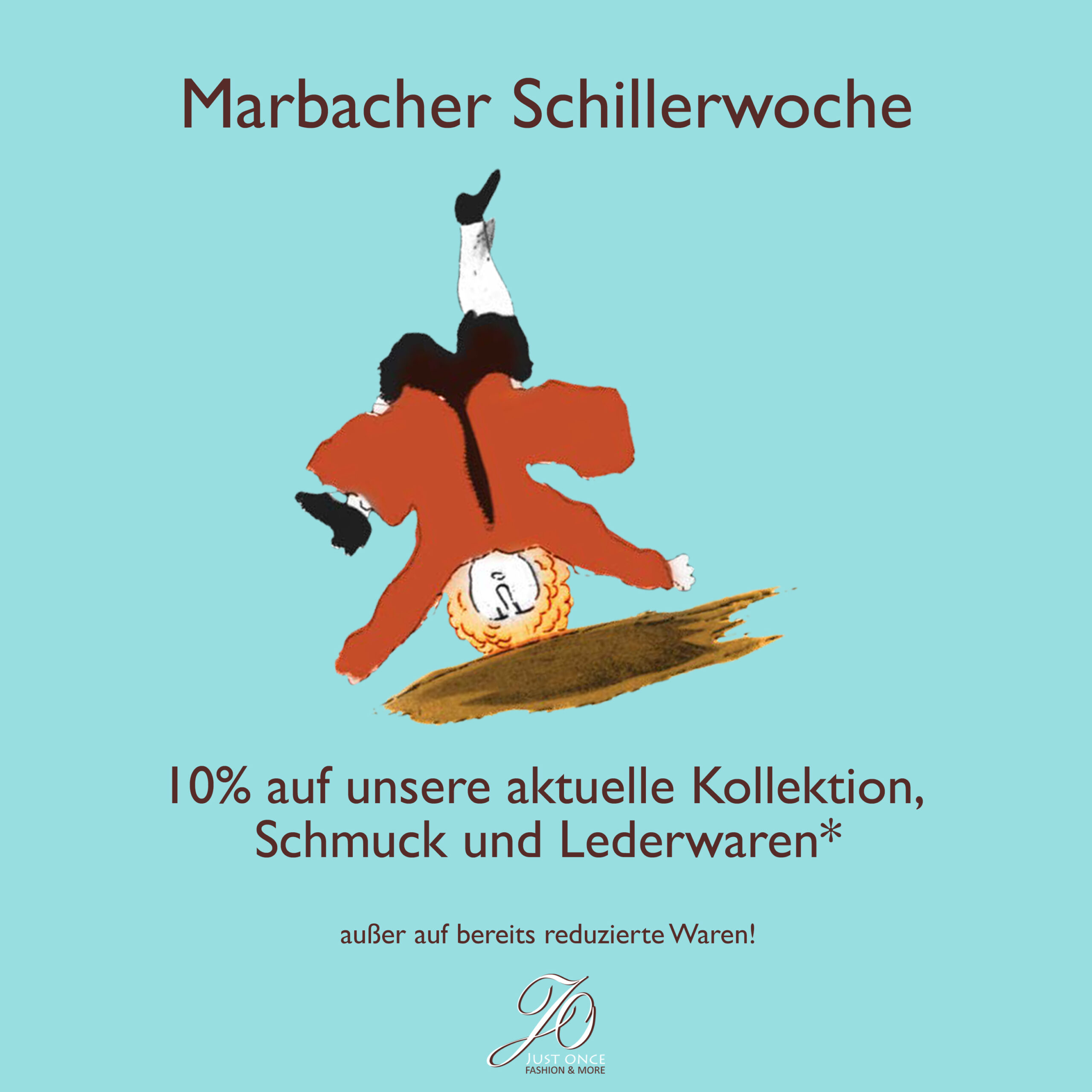 Schillerwoche in Marbach: 10% auf die aktuelle Kollektion, Schmuck und Lederwaren